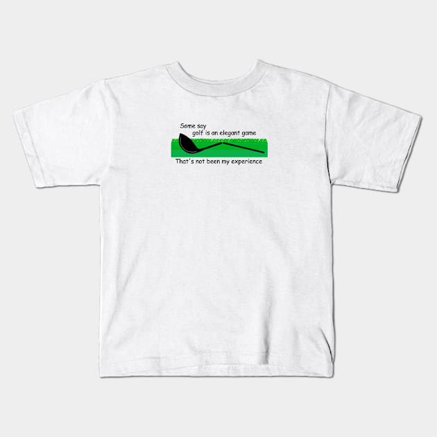 An elegant game? Kids T-Shirt by Verl